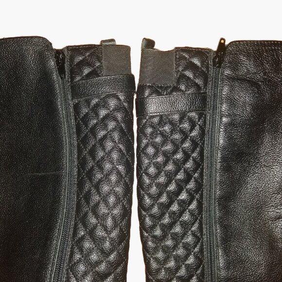 NATURALIZER N5 COMFORT KNEE HIGH BLACK BOOTS SIZE 6.5 US - Picture 4 of 14